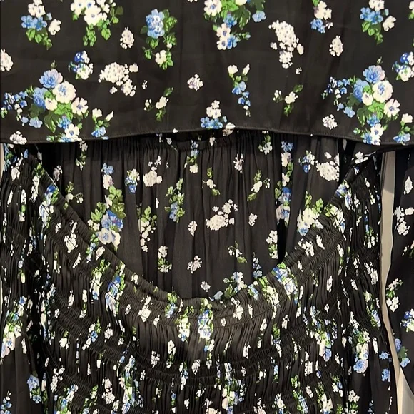 Maje Floral Black Dress - Picture 10 of 11